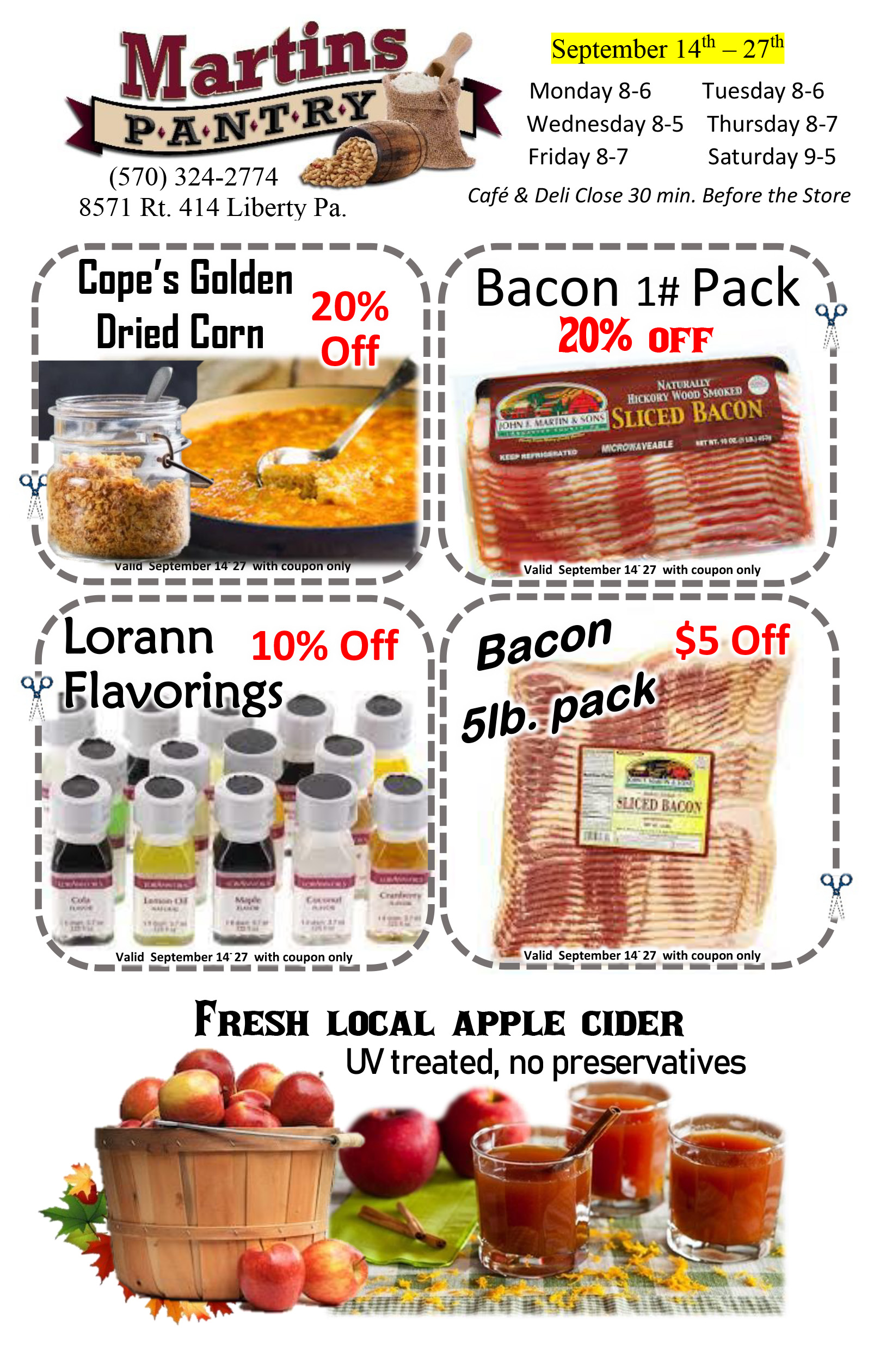 Specials Martin's Pantry